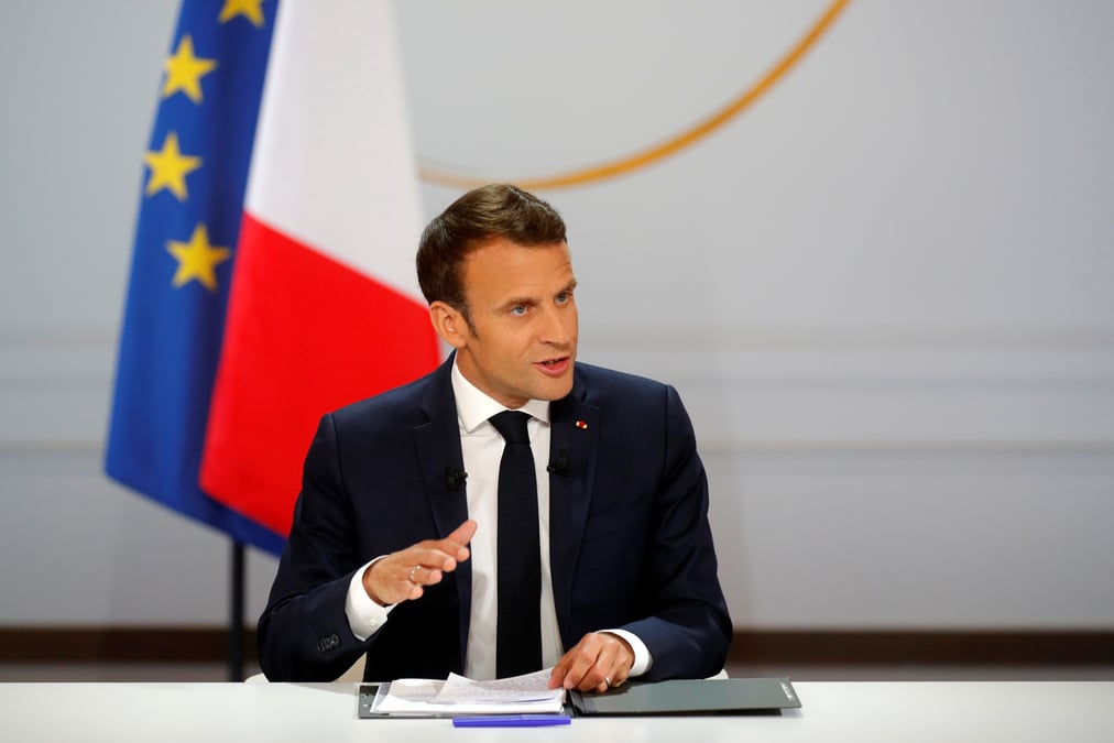 En direct: macron presente ses mesures de sortie de crise des "gilets jaunes"