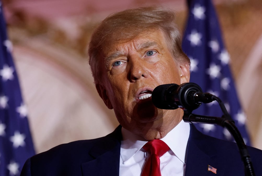 Photo de l'ancien president americain, donald trump