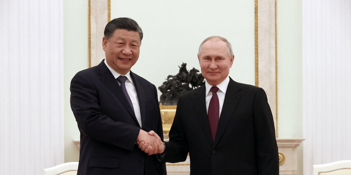 Xi Jinping et Vladimir Poutine