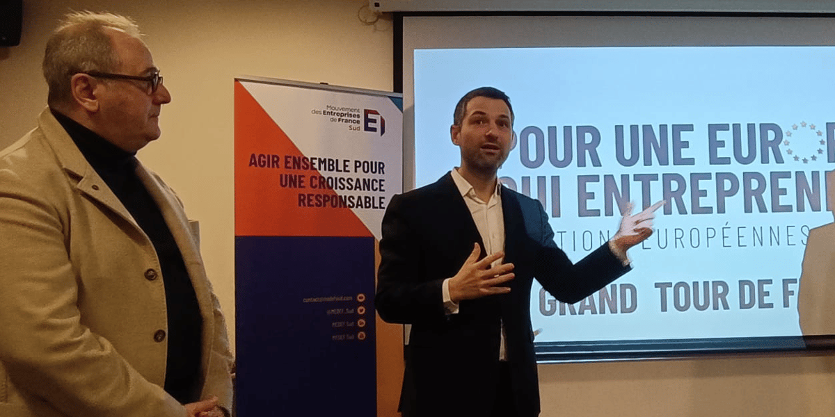 A Aix-en-Provence, Fabrice Le Saché, le monsieur Europe du Medef explique pourquoi le syndicat patronal doit aussi être plus influent en matière de lobbying