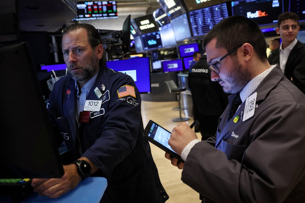 Traders a la bourse de new york (nyse)