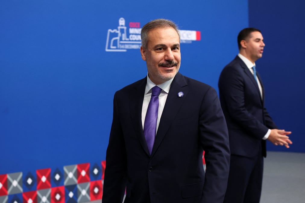Le ministre turc des affaires etrangeres hakan fidan