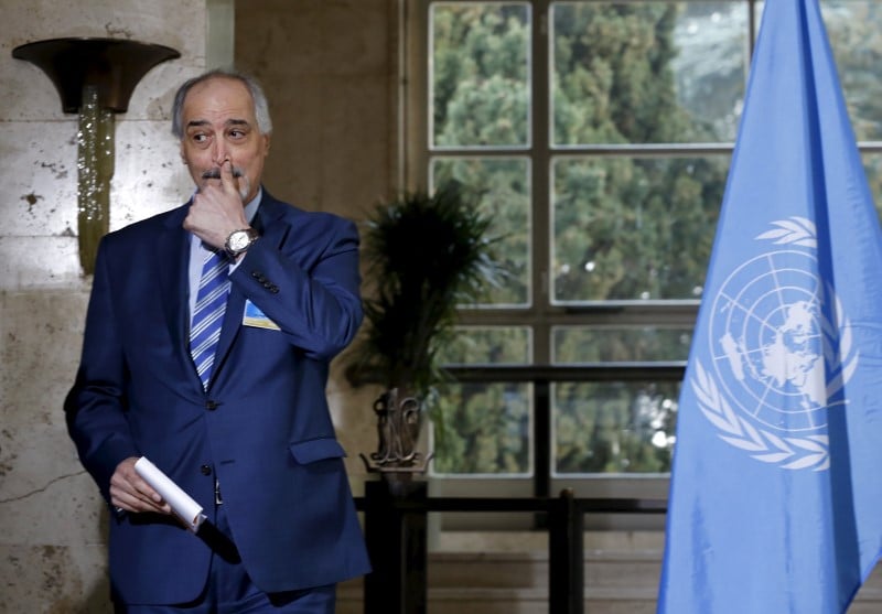 La delegation syrienne a geneve promet d'examiner un document de l'onu