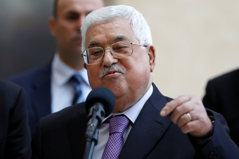 Mahmoud abbas quitte l'hopital de ramallah ou il etait soigne
