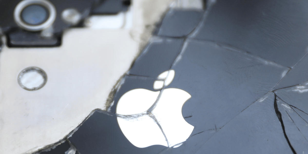 broken iPhone