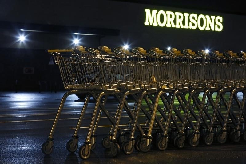 Plongeon du benefice de la chaine de supermarches morrisons