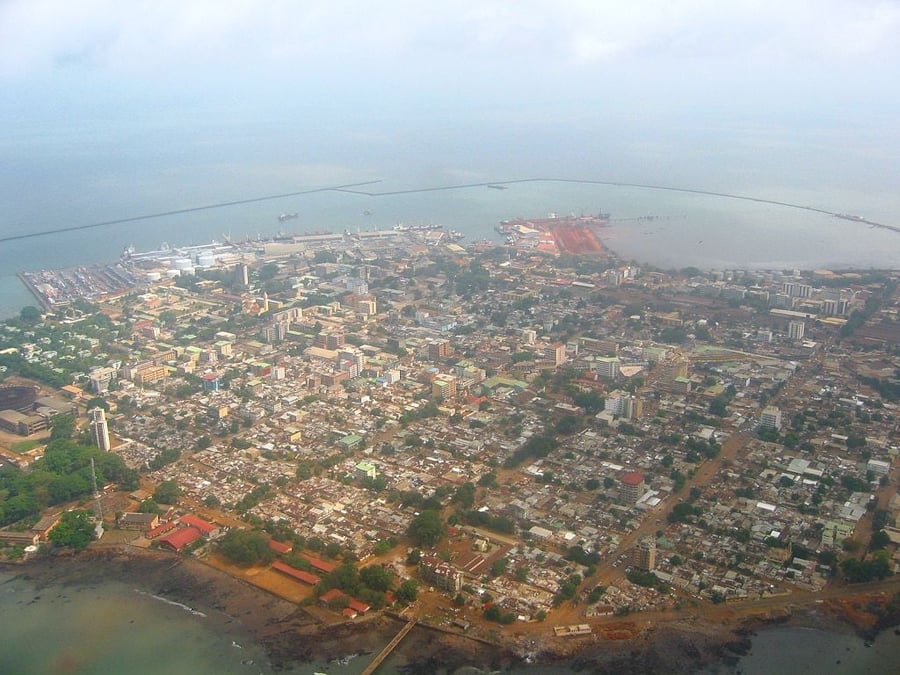 Conakry vue aerienne Guinée