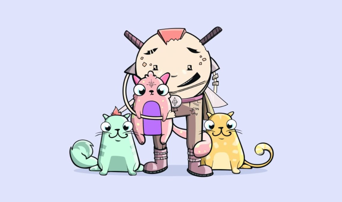 CryptoKitties, blockchain, application