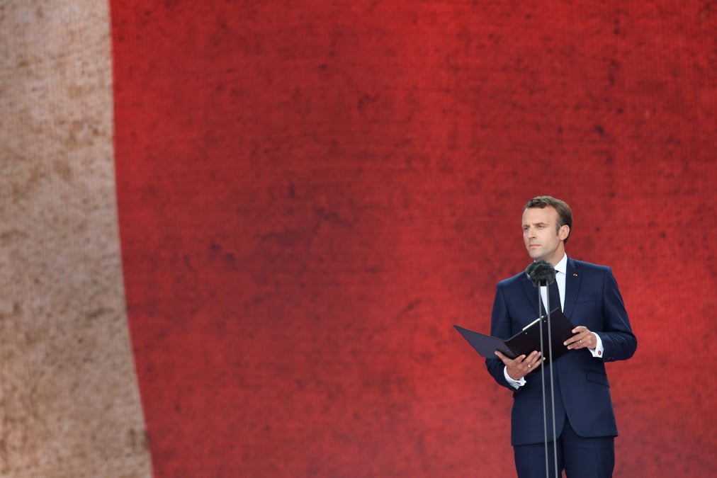 "d-day": macron donne le coup d'envoi des commemorations en france