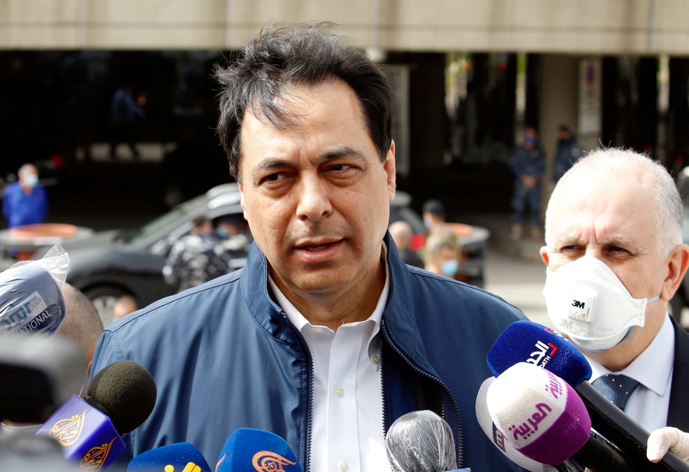 Explosion du port de beyrouth-le premier ministre hassan diab mis en examen, selon des sources