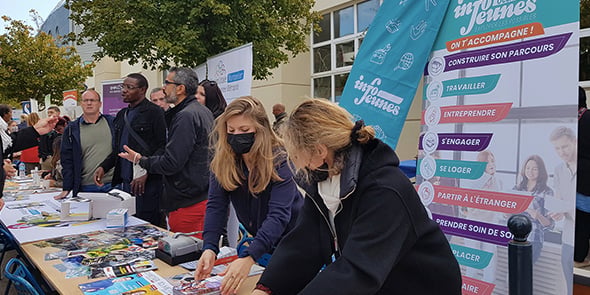 Le 28 octobre, l'action "Itinéraire de l'emploi" faisait sa 2e étape dans le quartier du Petit Bard Pergola, à Montpellier.
