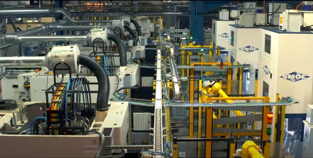 L'usine compte désormais 40 robots qui réalisent toutes les tâches sans valeur ajoutée.