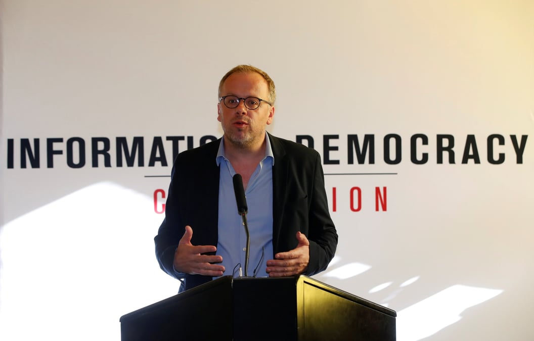 L'ancien secretaire general de reporters sans frontieres, christophe deloire