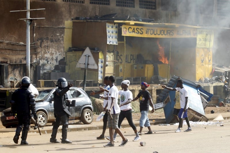 Tensions en guinee