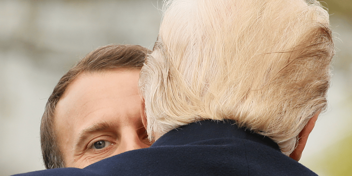 Macron ne sait pas ce que trump decidera au sujet de l'iran