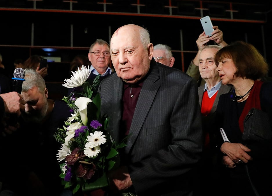 L'ex-president sovietique mikhail gorbatchev vise par une plainte en lituanie