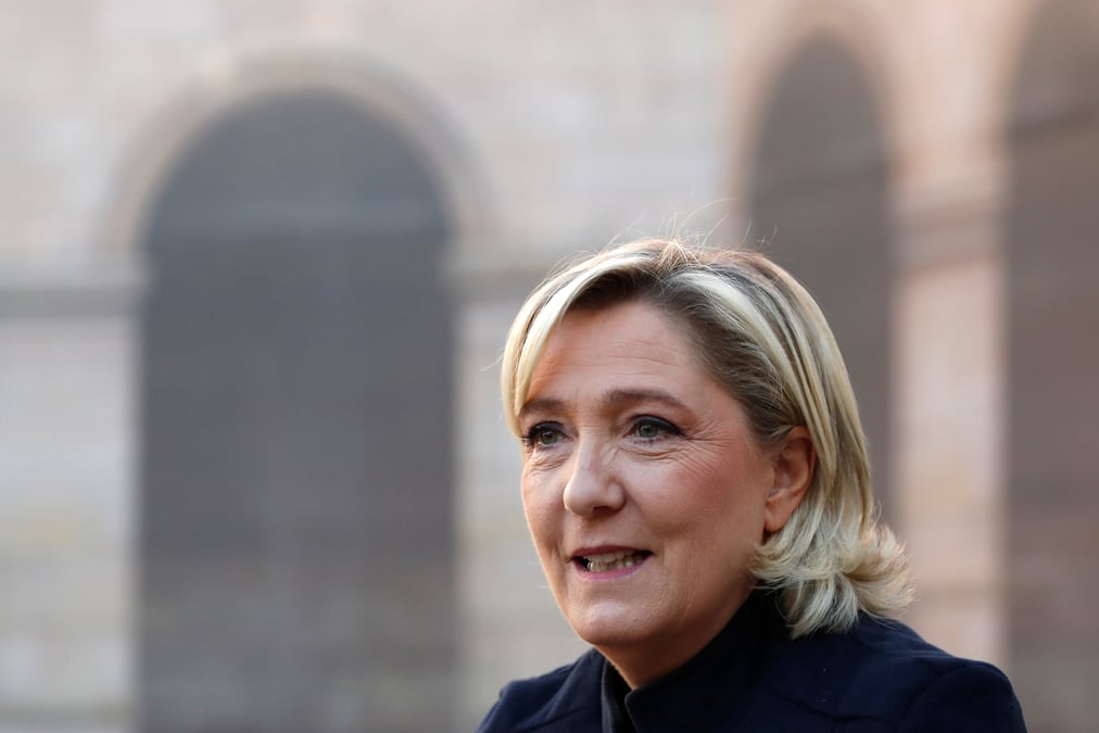 Marine le pen "sereine" face aux "persecutions"