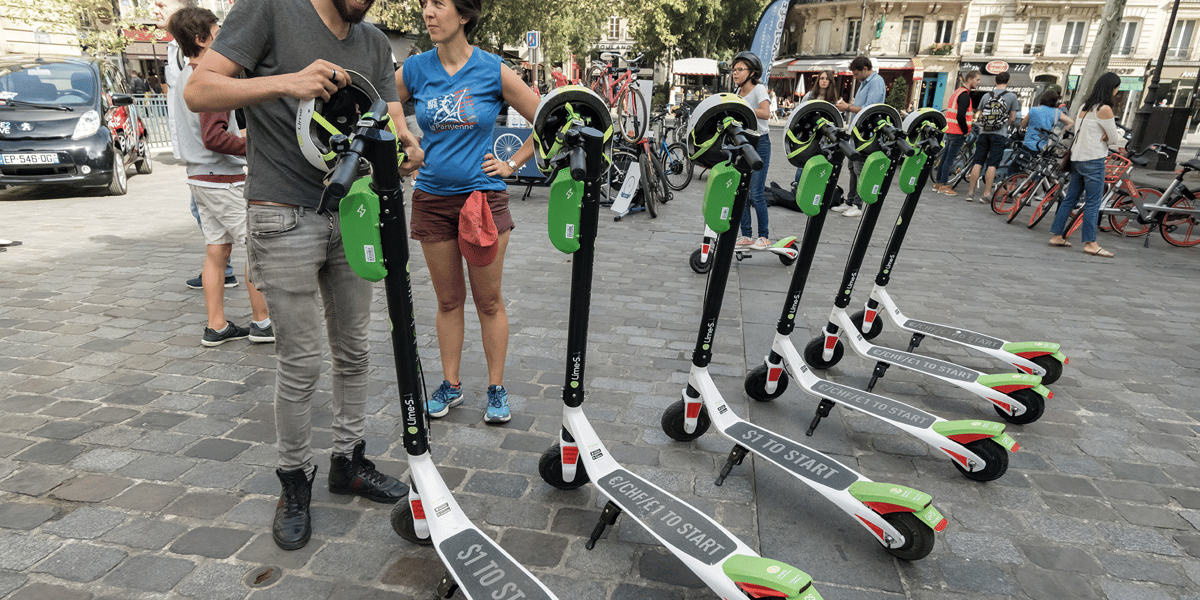 Lime, trottinettes électriques