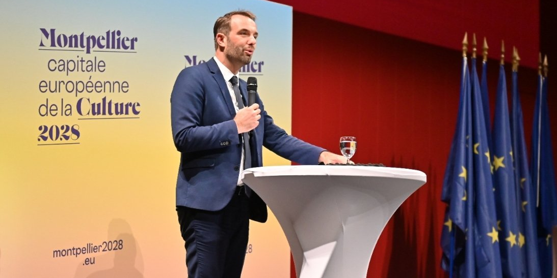 Michaël Delafosse, président de la Métropole de Montpellier, a ardemment défendu les couleurs montpelliéraines pour décrocher le titre de Capitale européenne de la culture 2028.