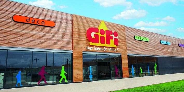 GiFi dispose de 600 magasins en France et en Europe.