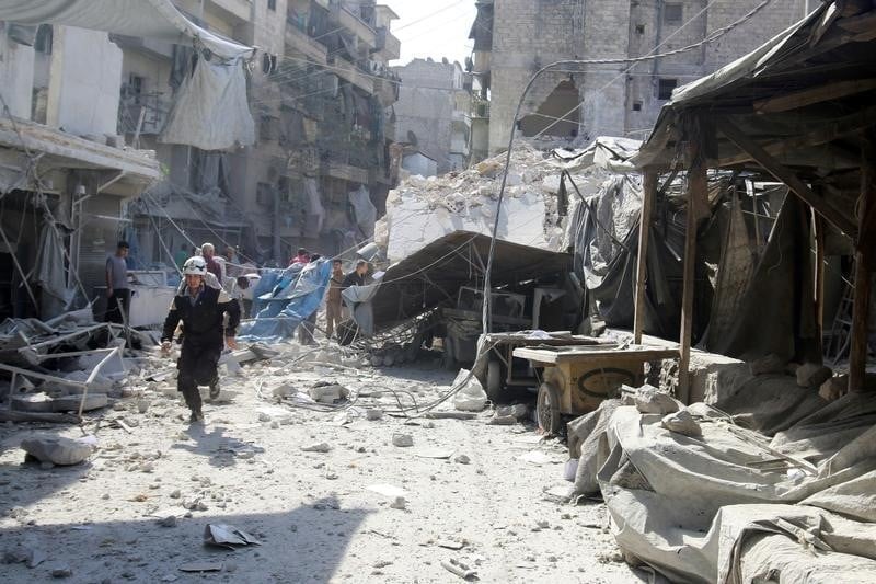 25 mort apres de nouveaux raids aeriens sur alep