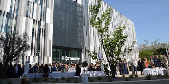 Inauguration de l'@7 Center à Montpellier, le 18 mai 2018