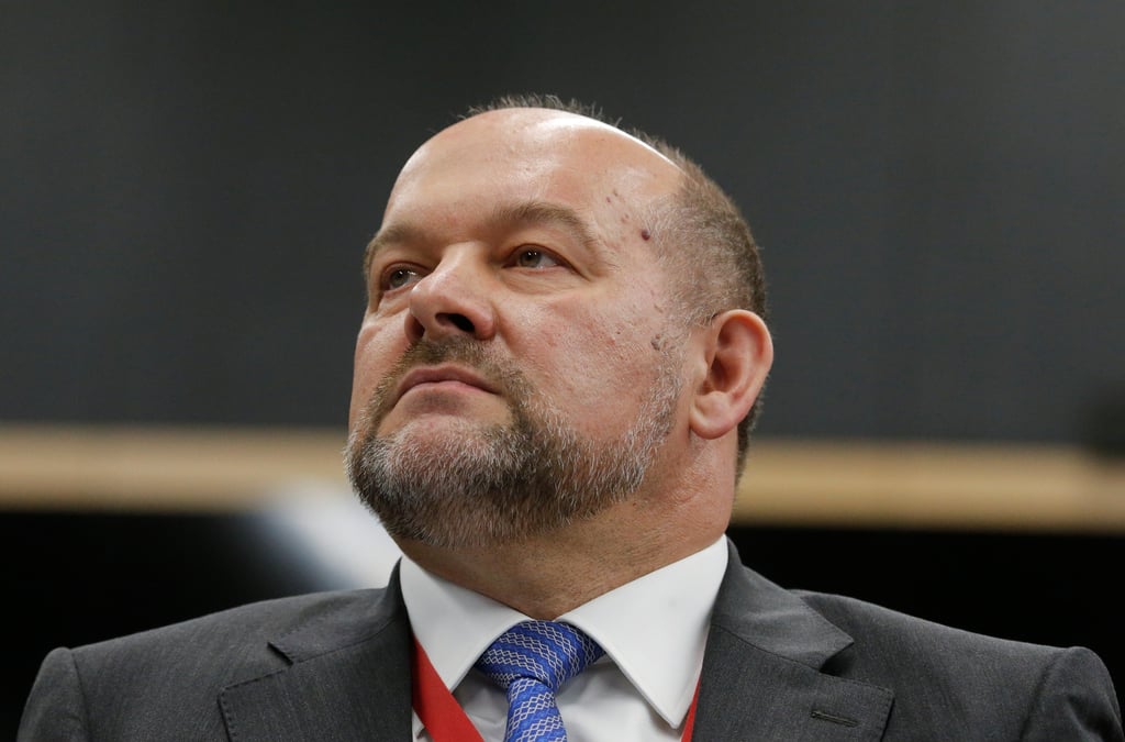 Le gouverneur de la région russe d'Arkhangelsk, Igor Orlov, a nié qu'il y ait eu une seconde explosion. (Photo: Igor Orlov, le 9 avril 2019, assistant à une session du Forum international de l'Arctique à Saint-Pétersbourg, en Russie).