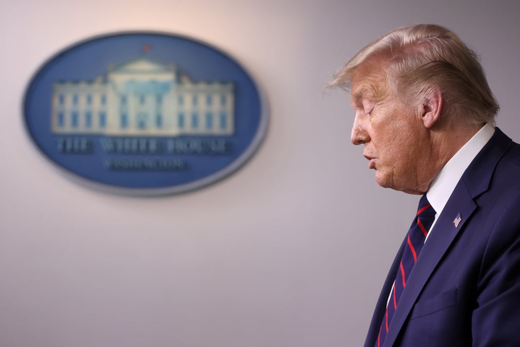 Usa 2020: trump envisage de prononcer a la maison blanche son discours d'investiture