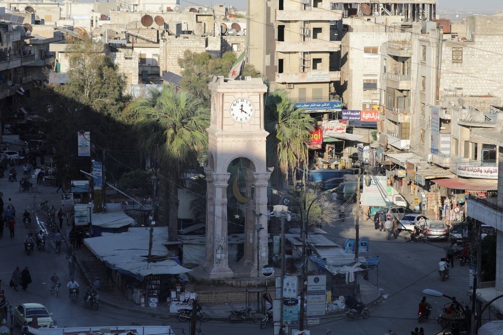 Photo d'archives de la ville d'idlib en syrie