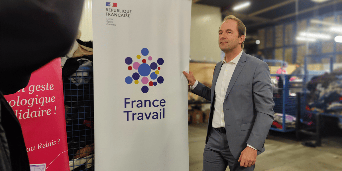 Tout juste nommé directeur général de France Travail, qui verra le jour le 1er janvier 2024, Thibaut Guilluy a effectué l'un de ses premiers déplacements à Bordeaux, jeudi 28 décembre 2024.