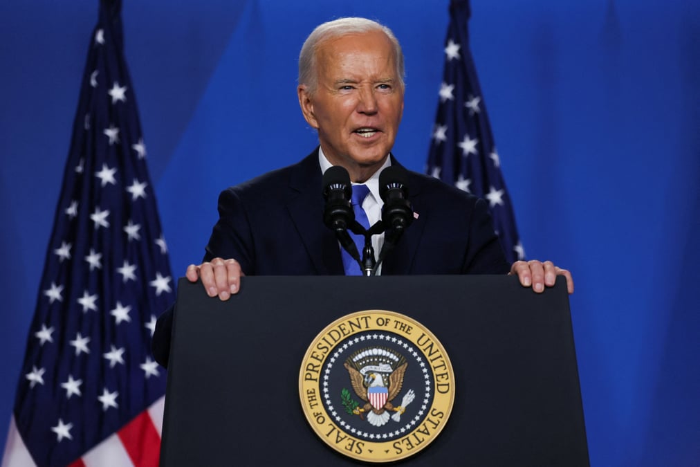 Le president americain joe biden