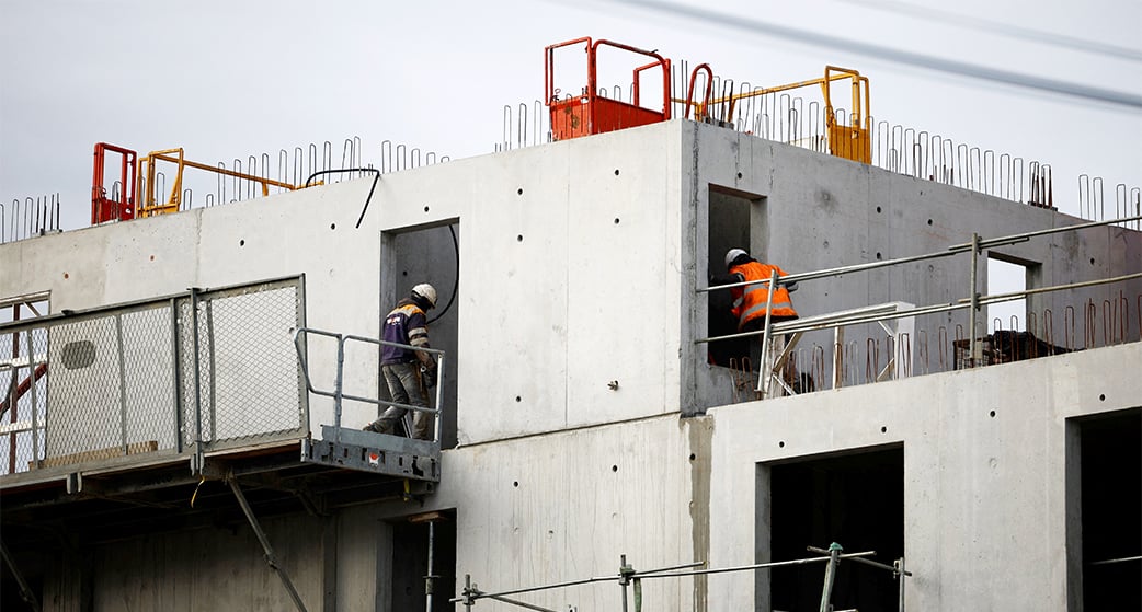 Les prix des logements sur les douze derniers mois ont augmenté de + 1 %.