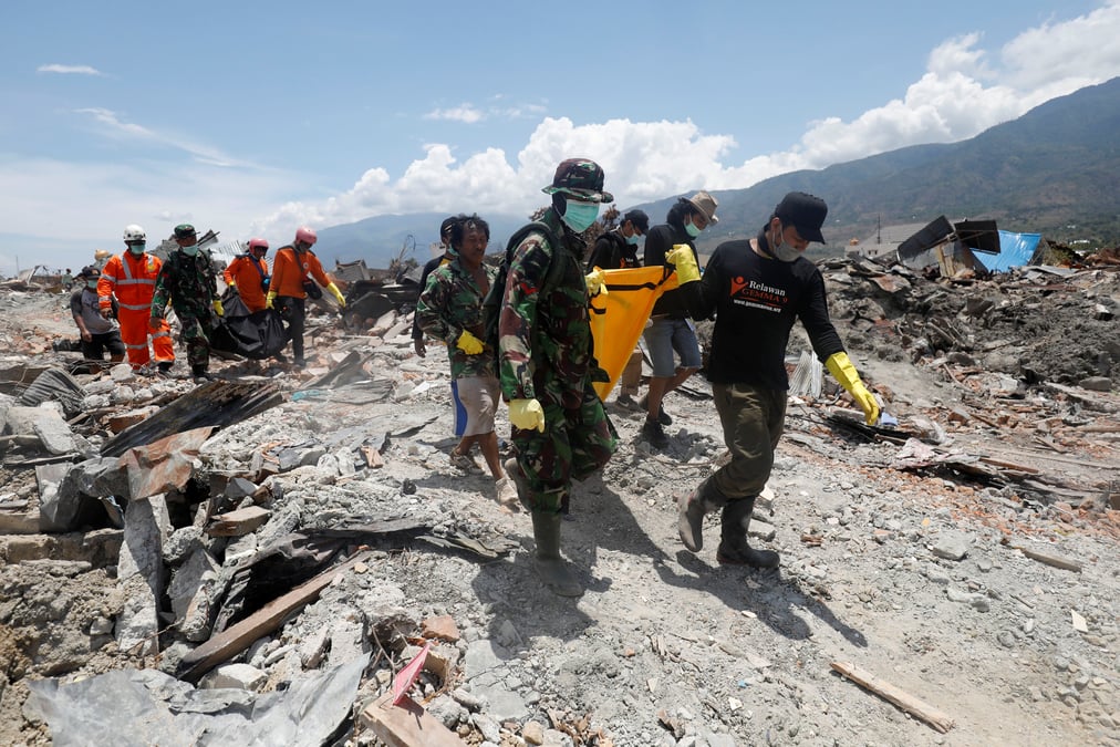 La catastrophe aux celebes a fait au moins 1.649 morts