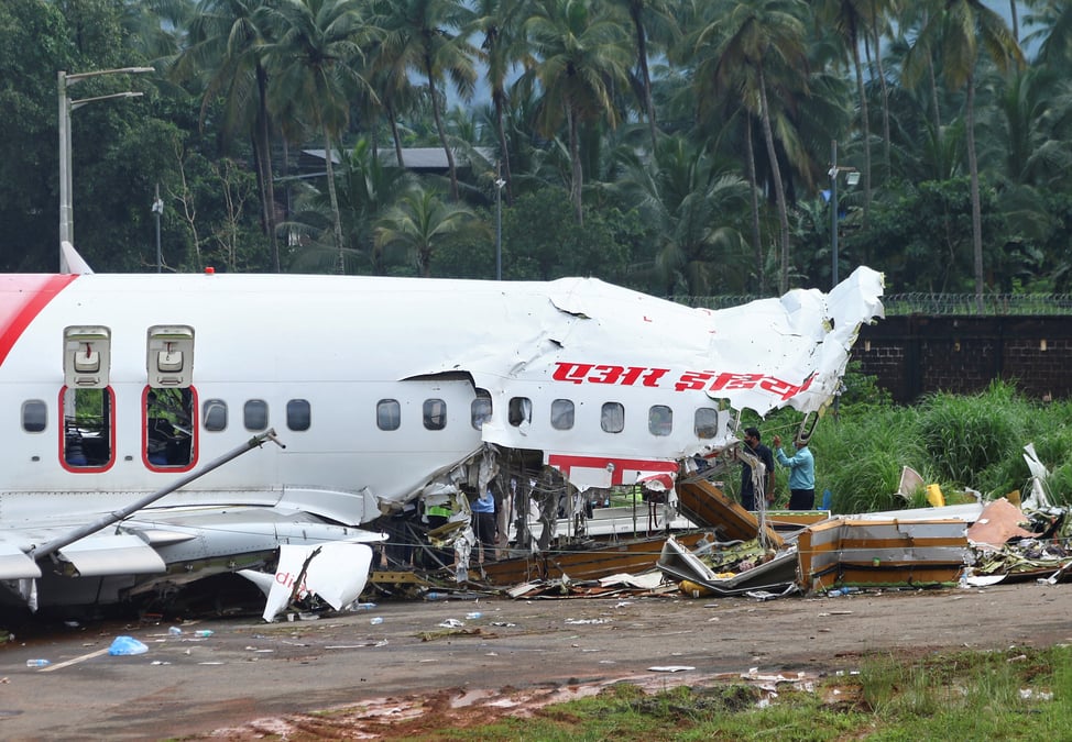 Le crash d'air india express a fait 18 morts et 16 blesses graves