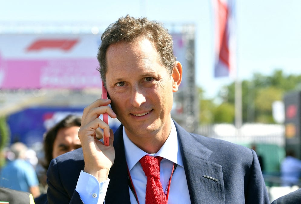 Photo d'archives du pdg de ferrari, john elkann
