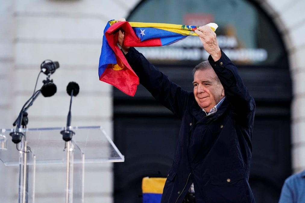 Le leader de l'opposition venezuelienne edmundo gonzalez