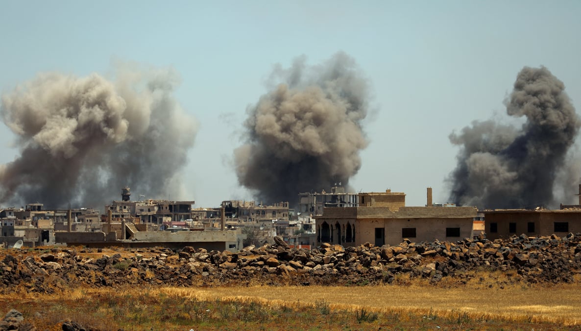 Syrie: des helicopteres gouvernementaux bombardent deraa
