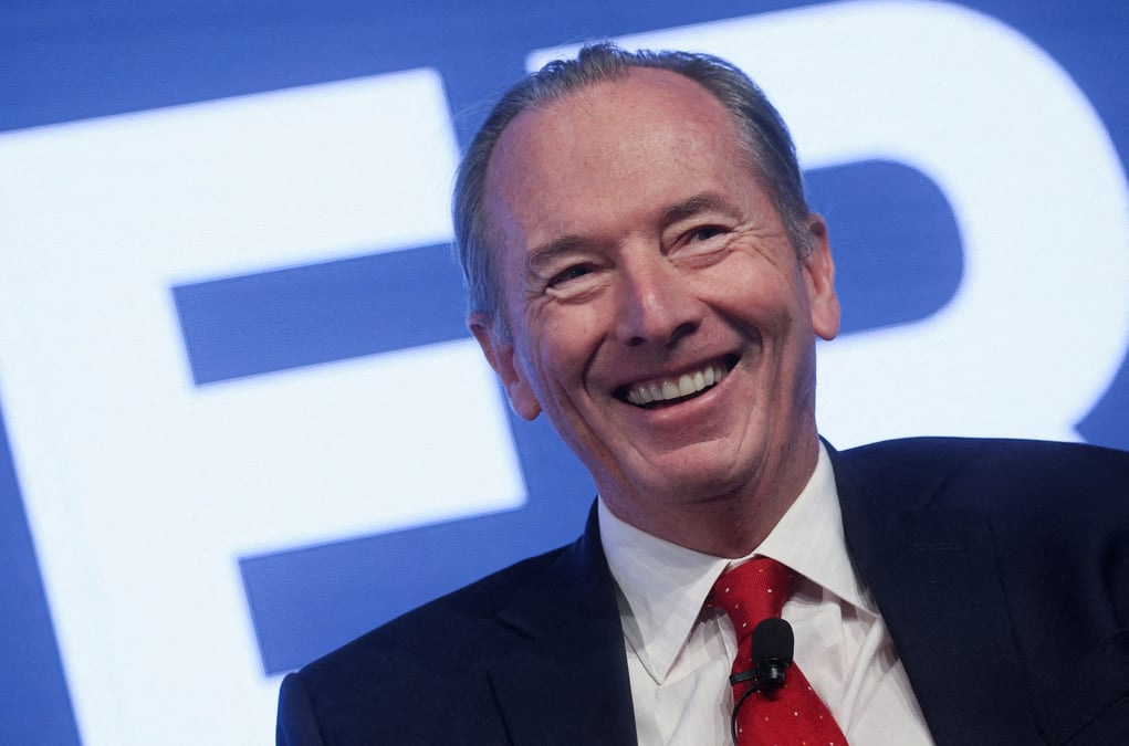 Photo d'archives du pdg de morgan stanley, james gorman