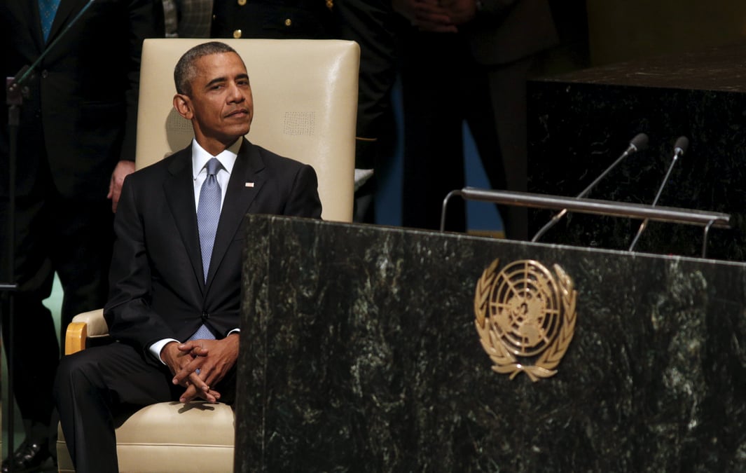 Obama et zarif se sont serre la main a l'onu