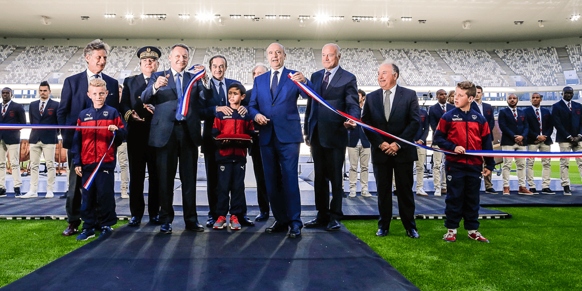 Inauguration nouveau stade bordeaux