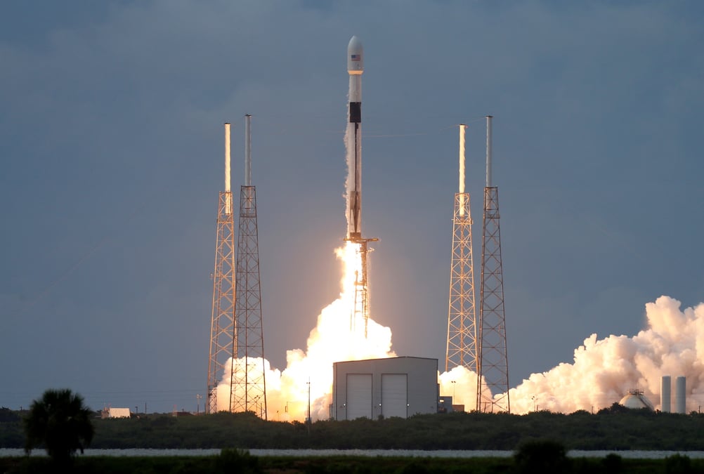 Séoul doit lancer un deuxième satellite militaire espion depuis une fusée Falcon 9 de Space X. (photo d'illustration)