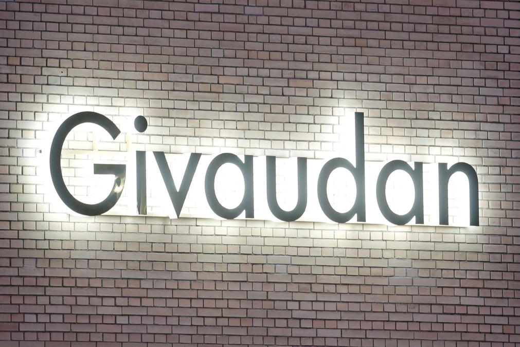 Photo d'archives du logo de givaudan