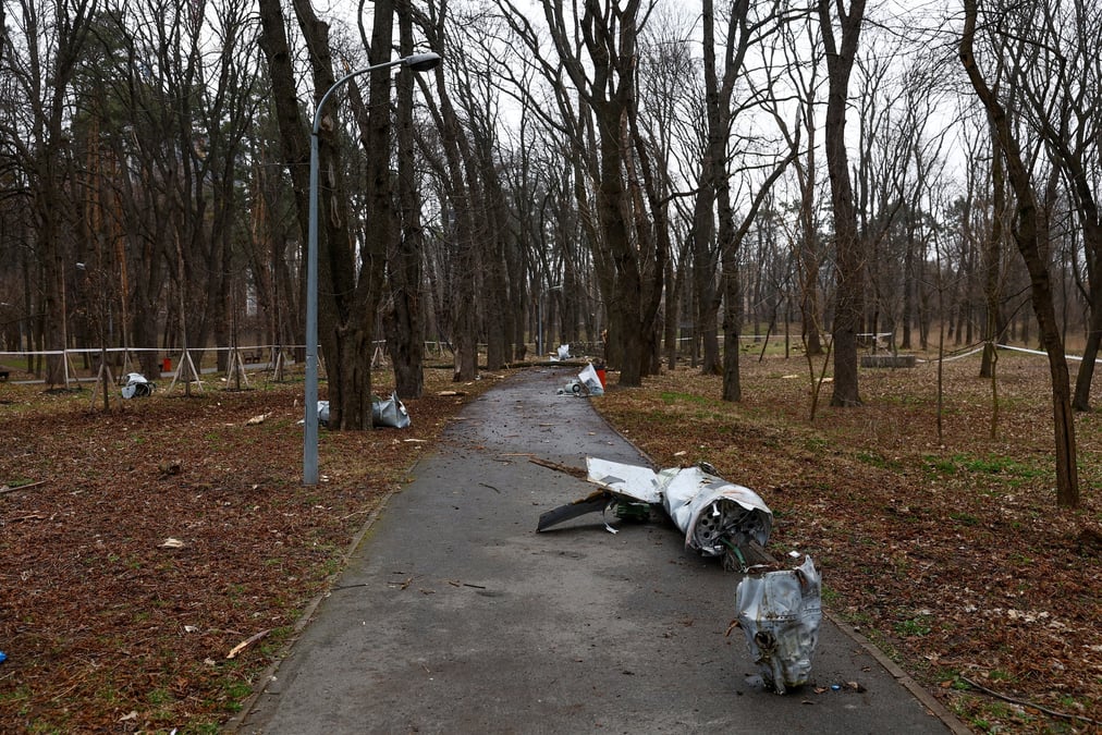 Consequences d'un tir de missile russe a kiev
