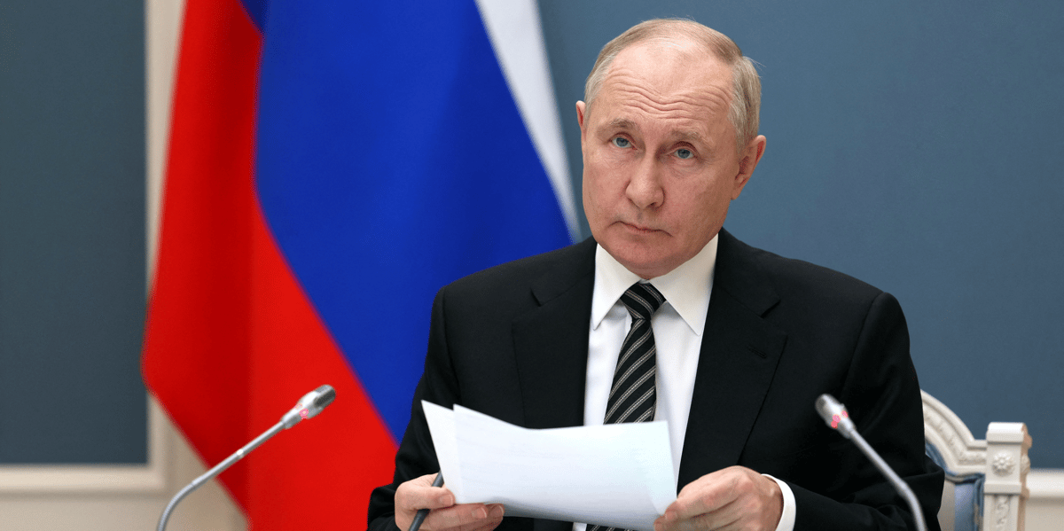Photo du president russe, vladimir poutine