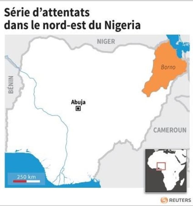 Serie d’attentats dans le nord-est du nigeria