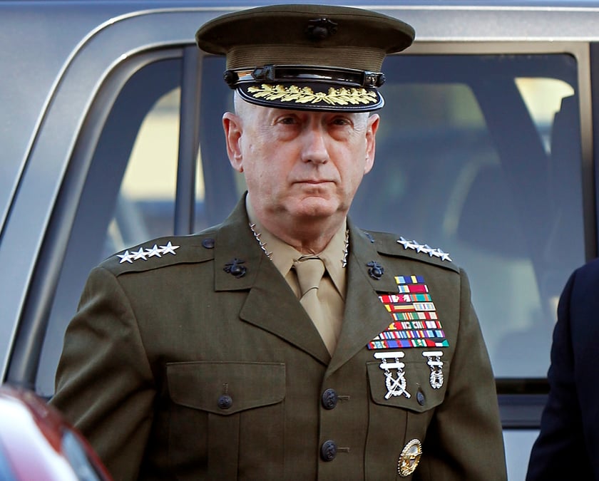 Le secretaire americain a la defense james mattis demissionne