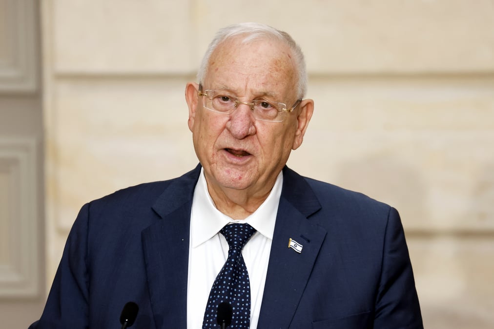 Le president israelien met en garde contre une guerre civile