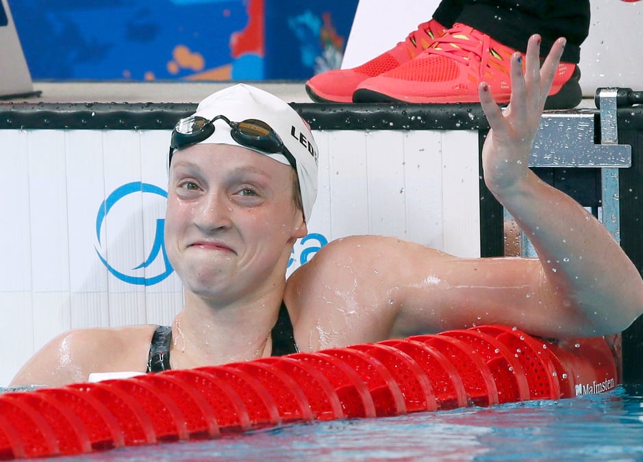 Le record du monde du 1500m pour ledecky... en series !