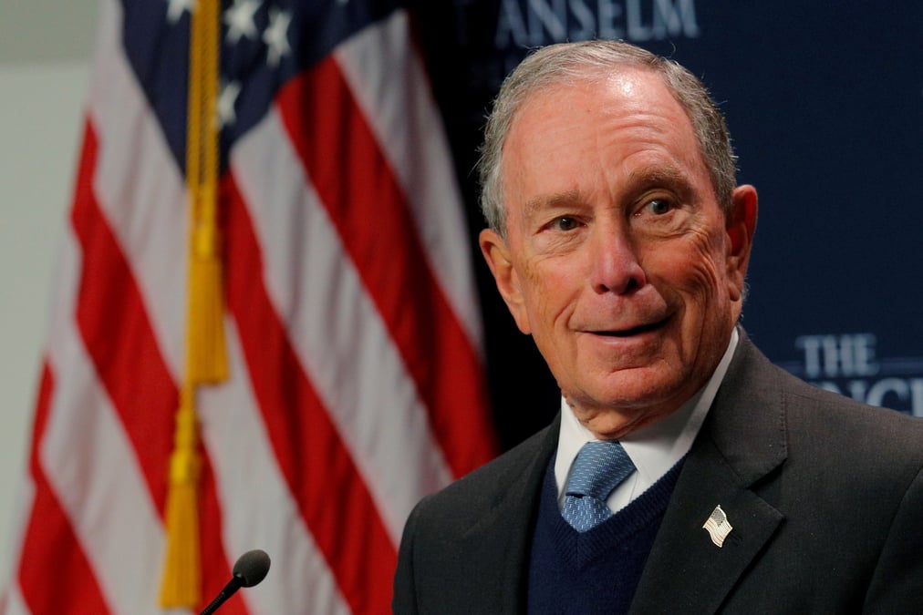 Usa: michael bloomberg se lance dans la course presidentielle chez les democrates
