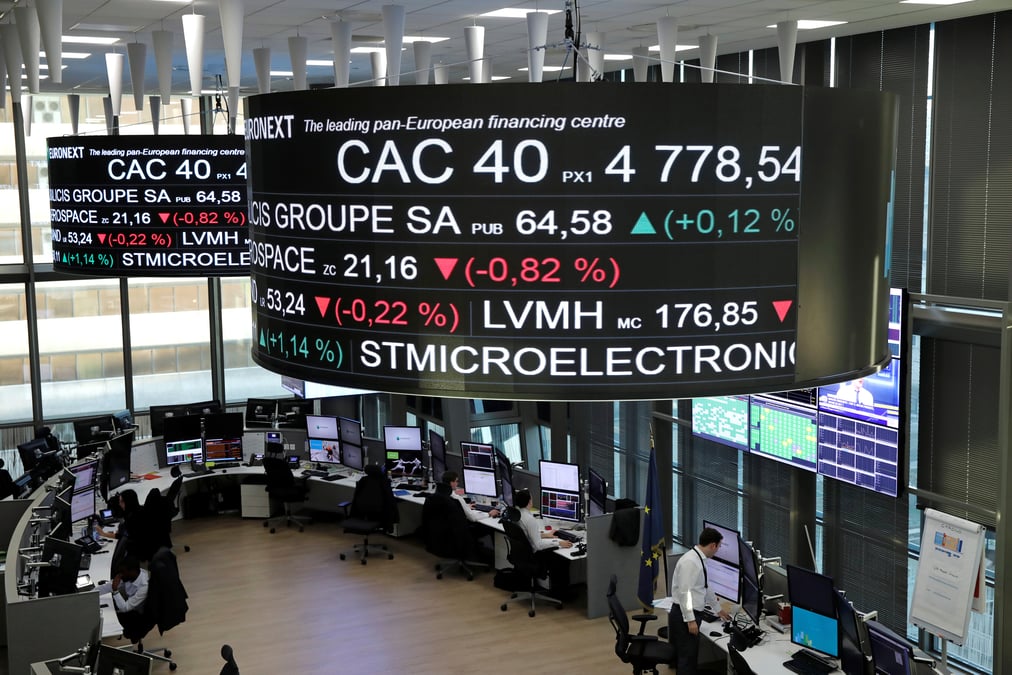 Les bourses europeennes a l'ouverture